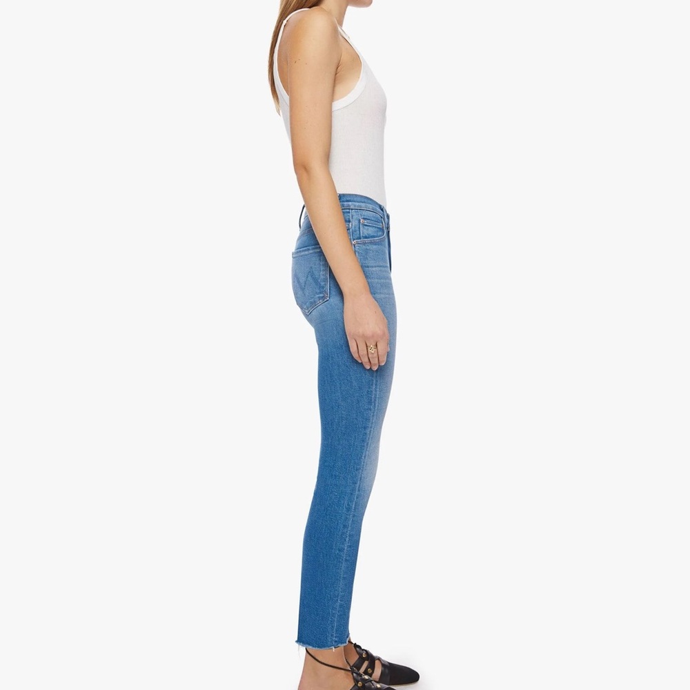 Mother Denim Insider Ankle Fray-Eager Beaver View 3